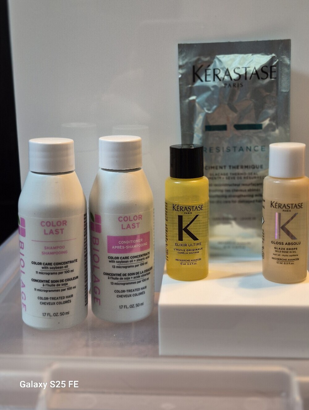 CLEARANCE! 5-Piece Travel Size Biolage & Kerastase Hair Care Bundle, New